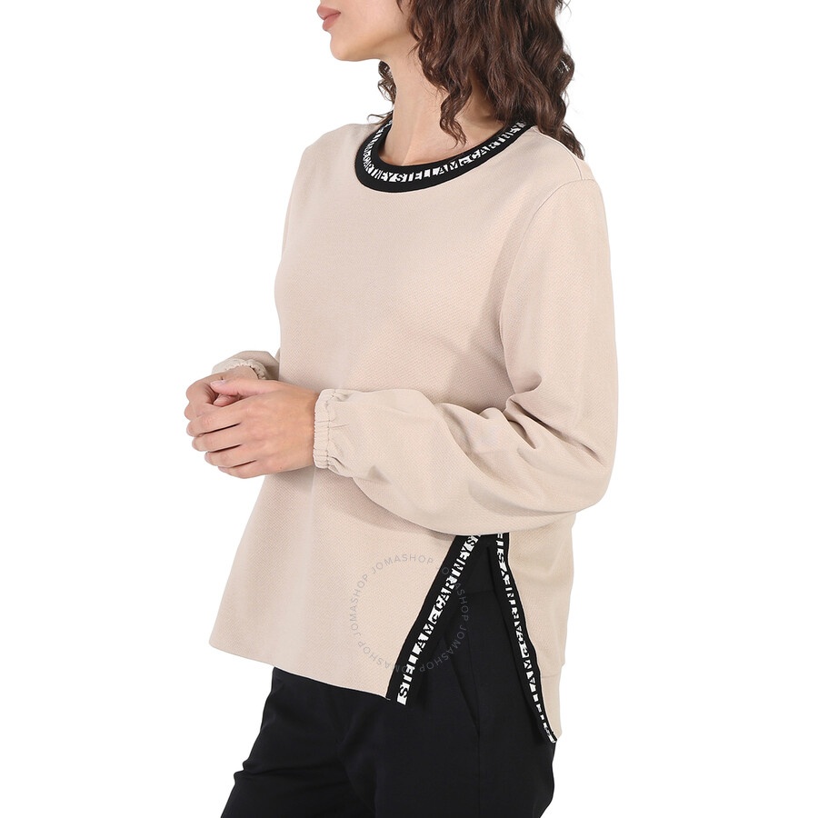Stella Mccartney Desert Logo-tape Knitted Jumper - 5