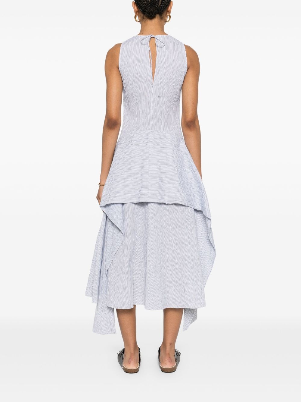 striped midi dress - 4