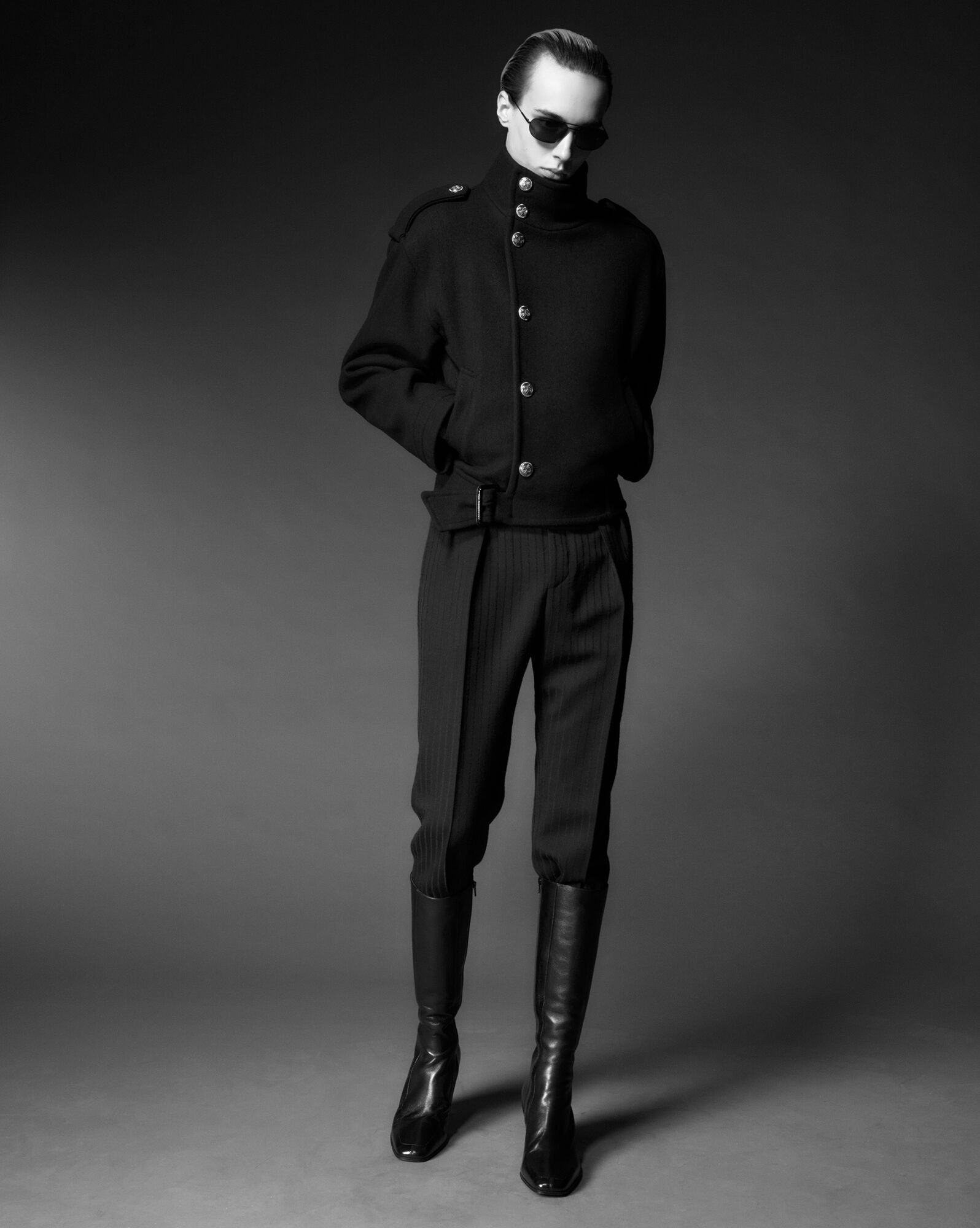 otto zipped boots in smooth leather - 2