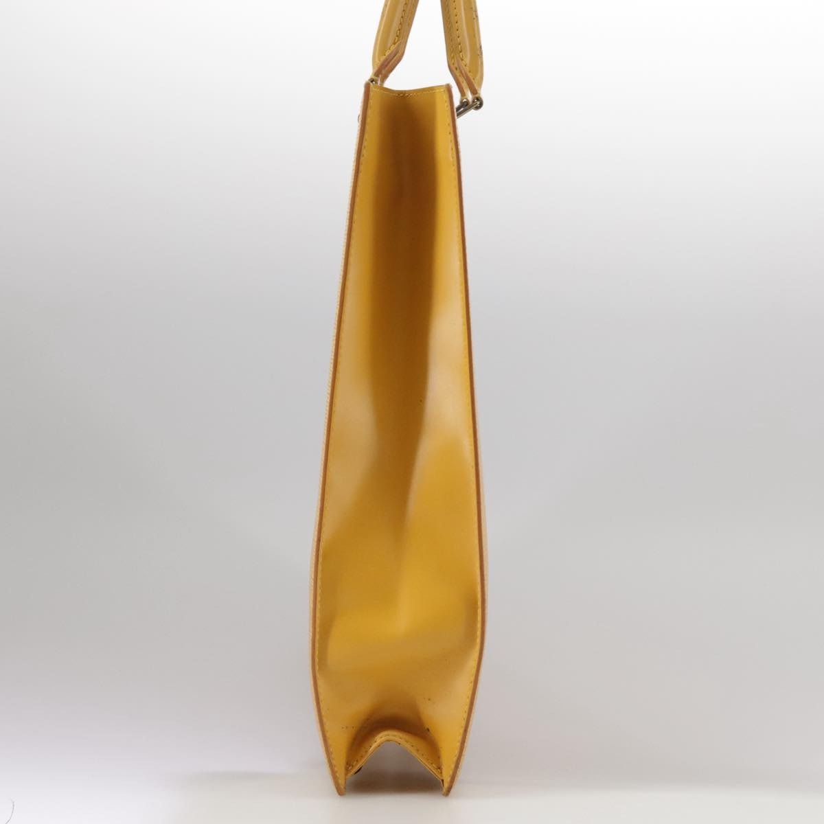 LOUIS VUITTON Epi Sac Plat Hand Bag Yellow M52079 - 4