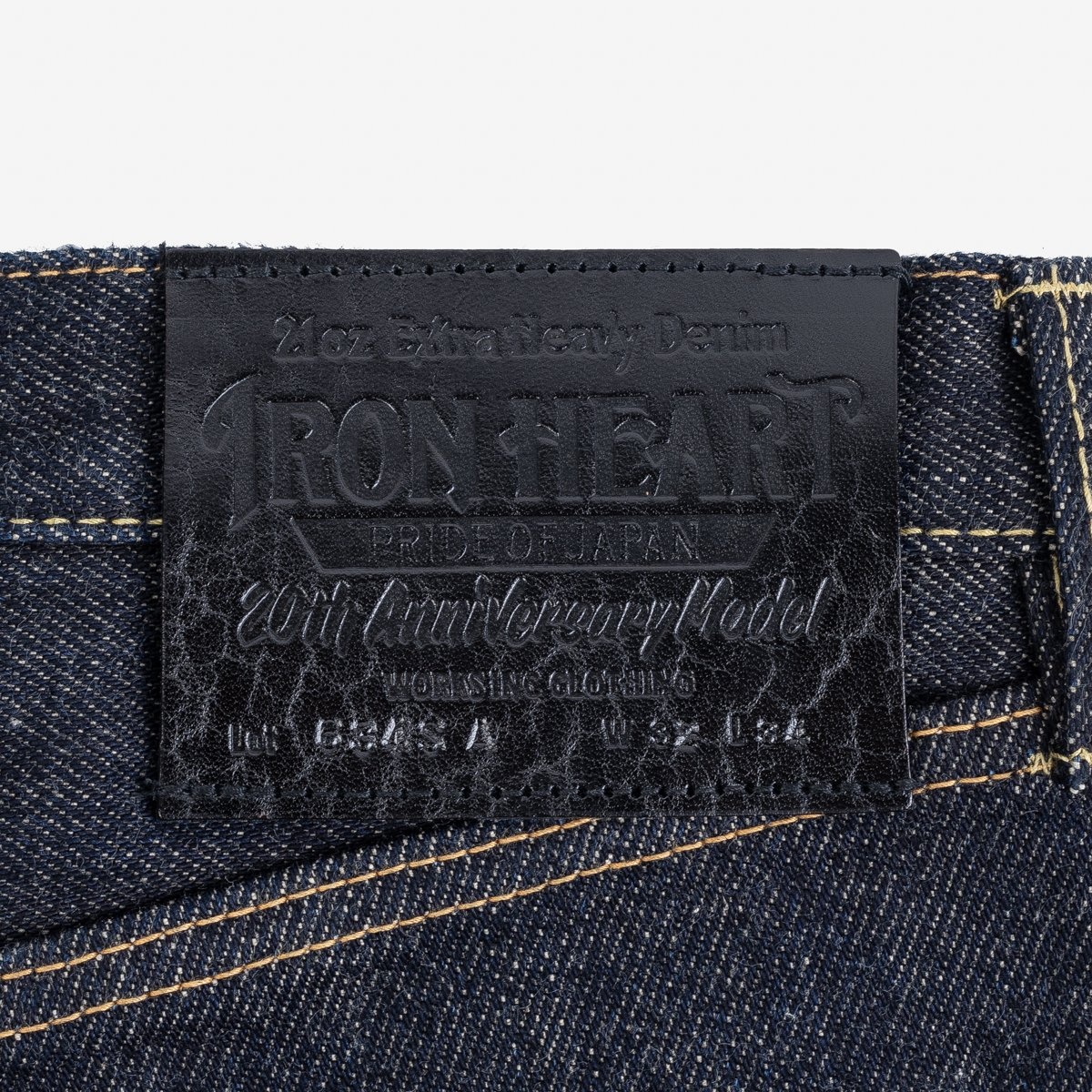 IH-634S-A 21oz Selvedge Denim Straight Cut Jeans - Indigo (20th Anniversary Edition) - 13
