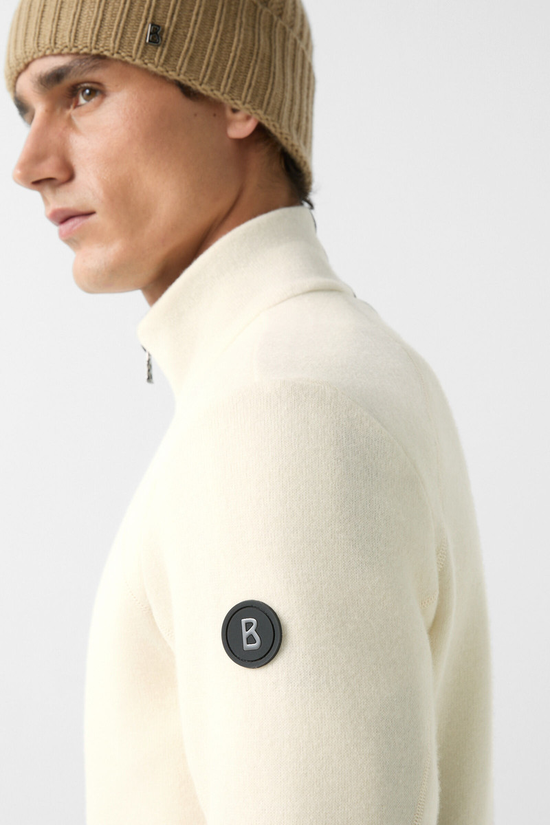 Midlayer Curtis in Off-white/black 5