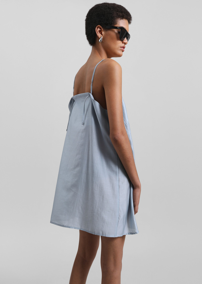 Noli Slip Mini Dress - Dusty Blue 7