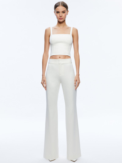 Alice + Olivia DEANNA HIGH WAISTED BOOTCUT PANT outlook