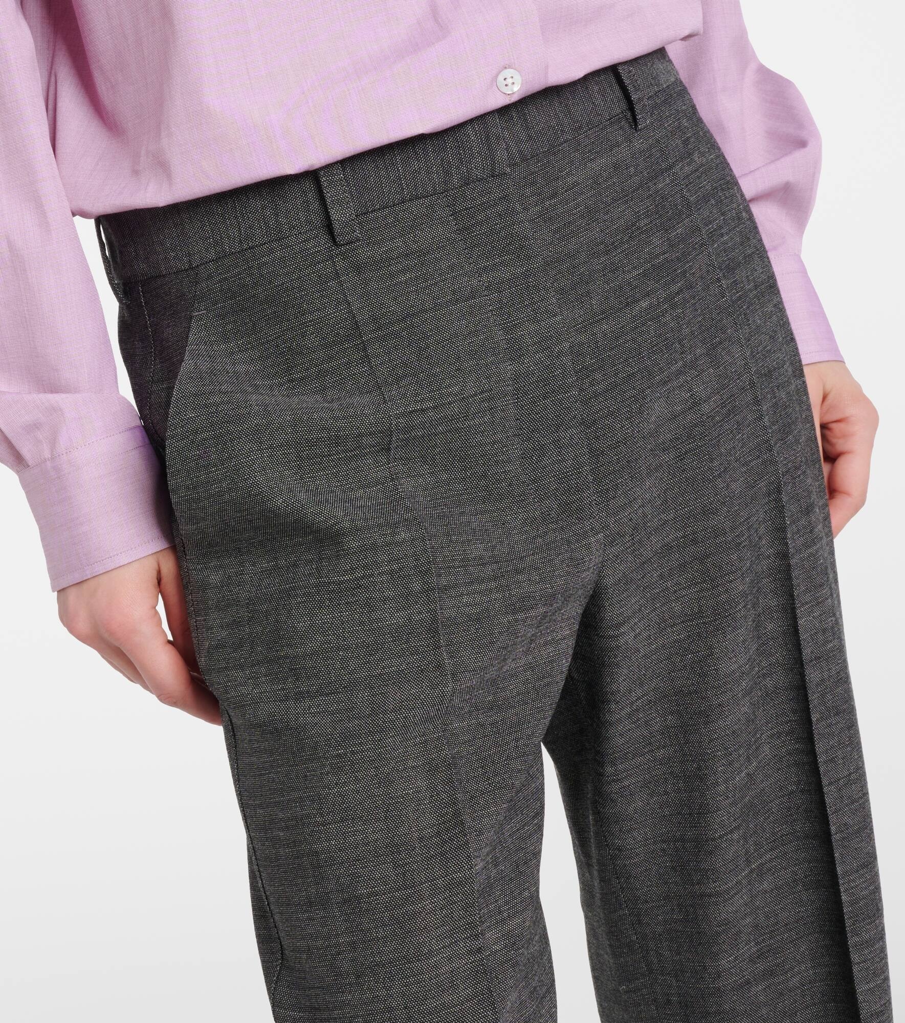 Gandal virgin wool straight pants - 4