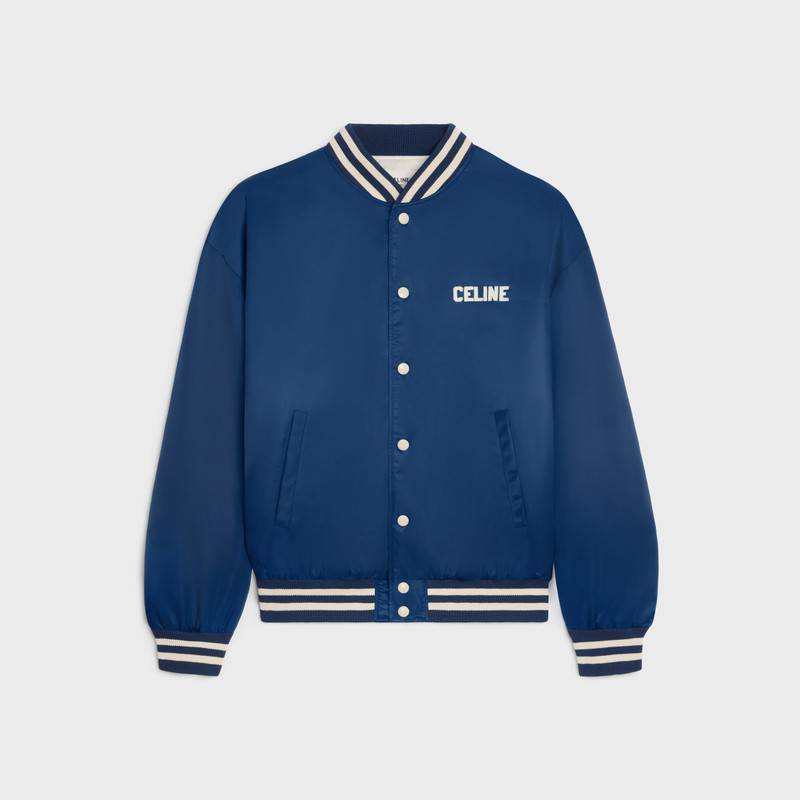 celine loose teddy jacket in nylon 1