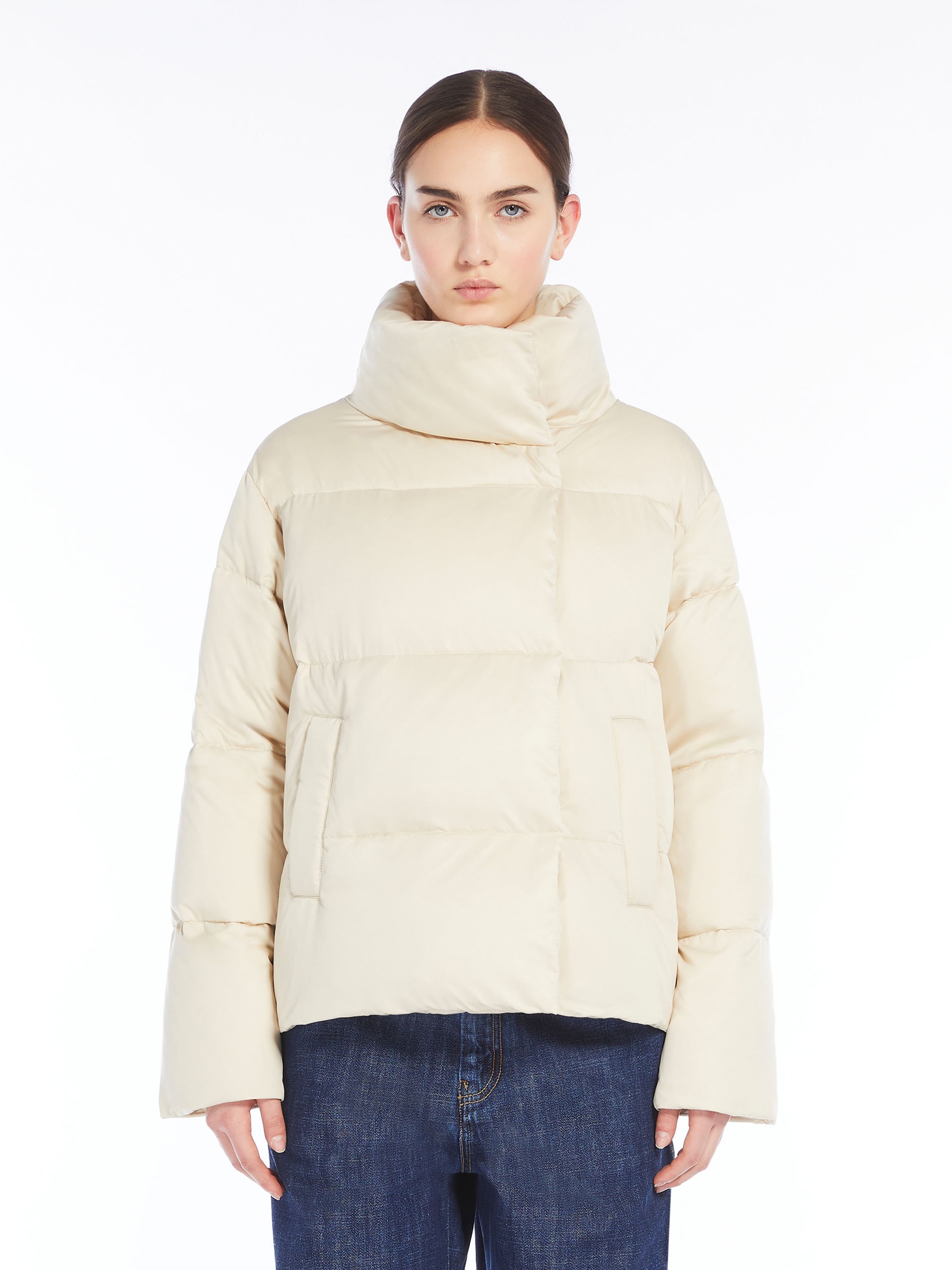 GIRAFFA Water-repellent satin down jacket - 3