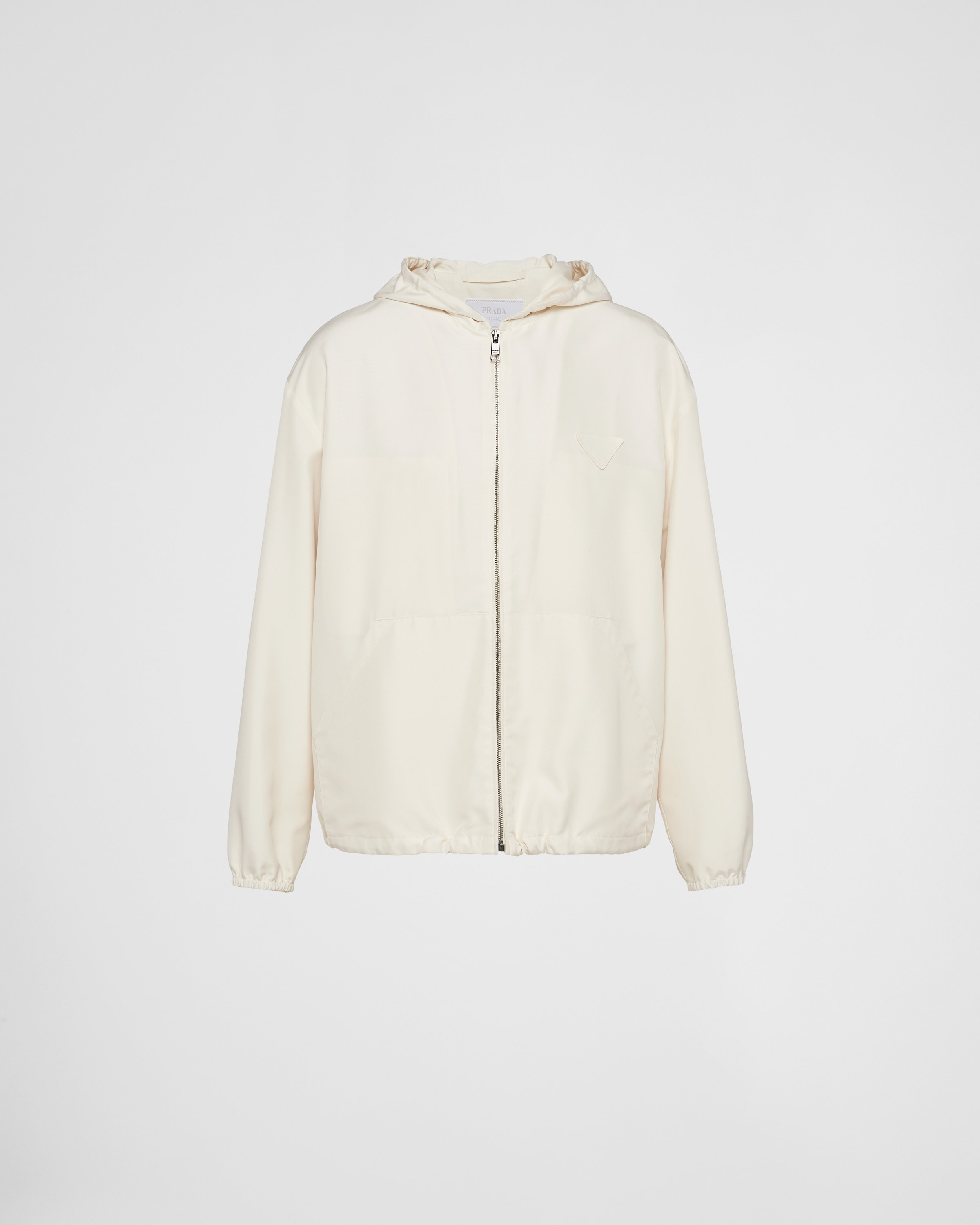 Silk hoodie jacket - 1