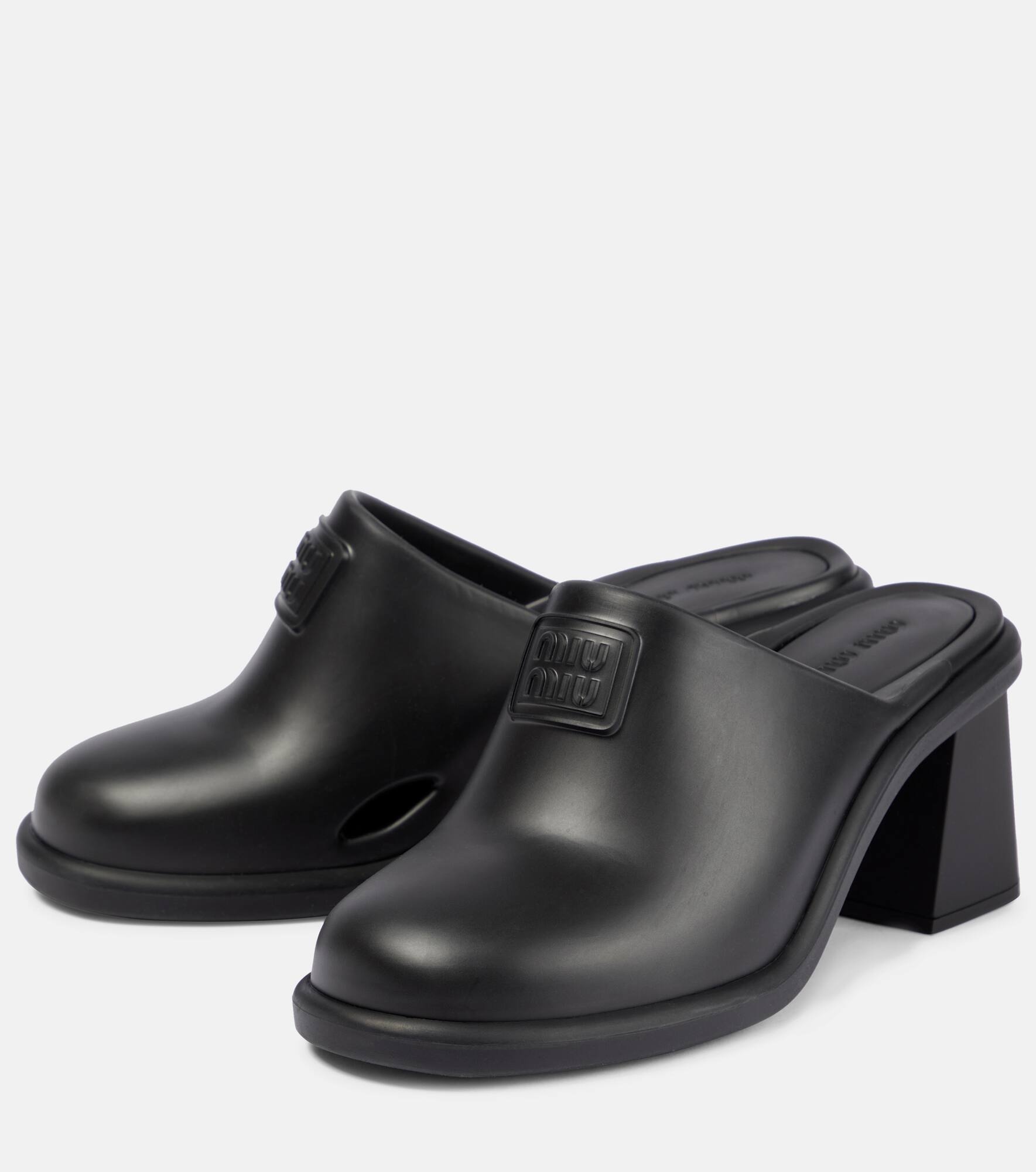 Logo rubber clogs - 5