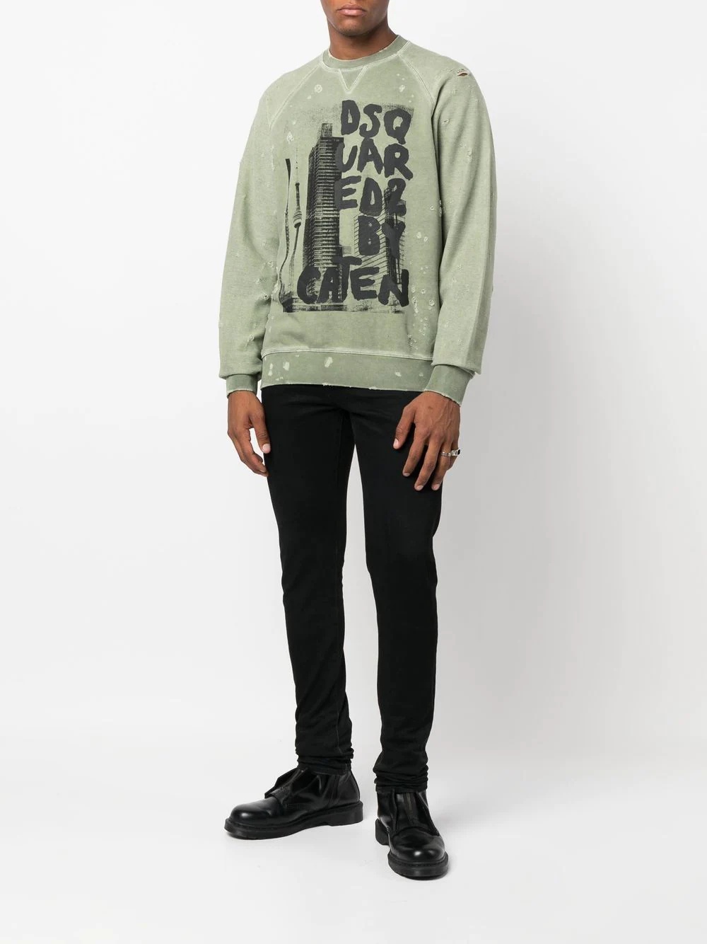 graphic-print sweatshirt - 2