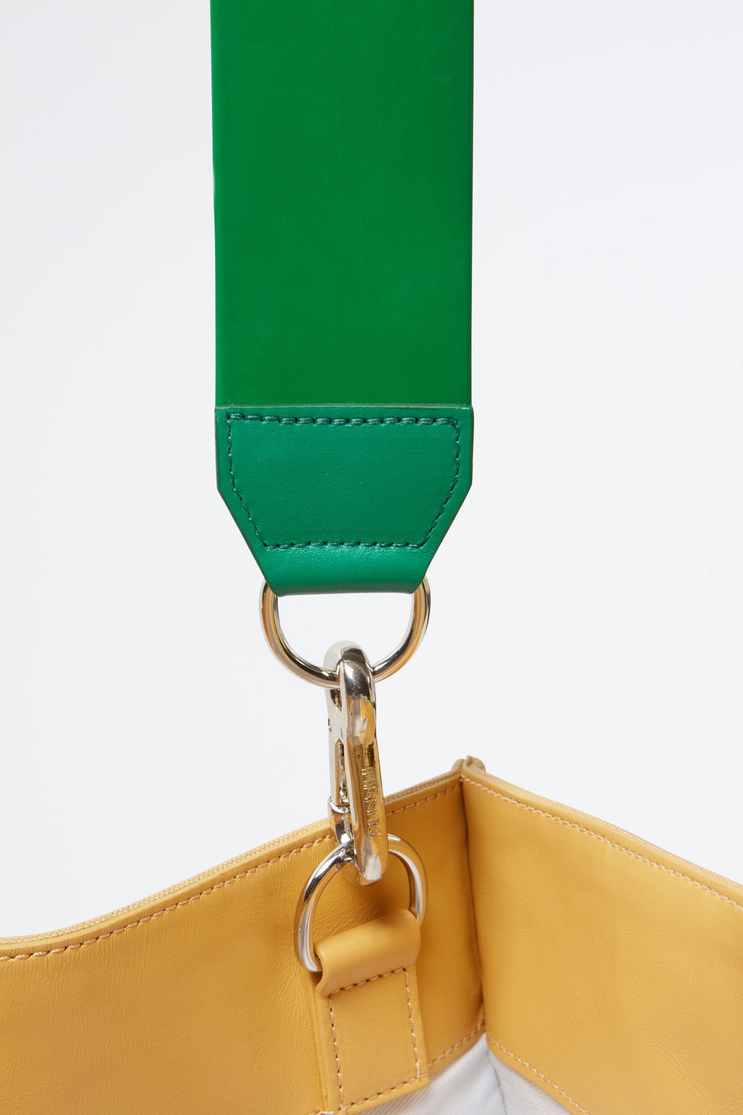 PARALLELEPIPEDO BAG / beige & green - 4