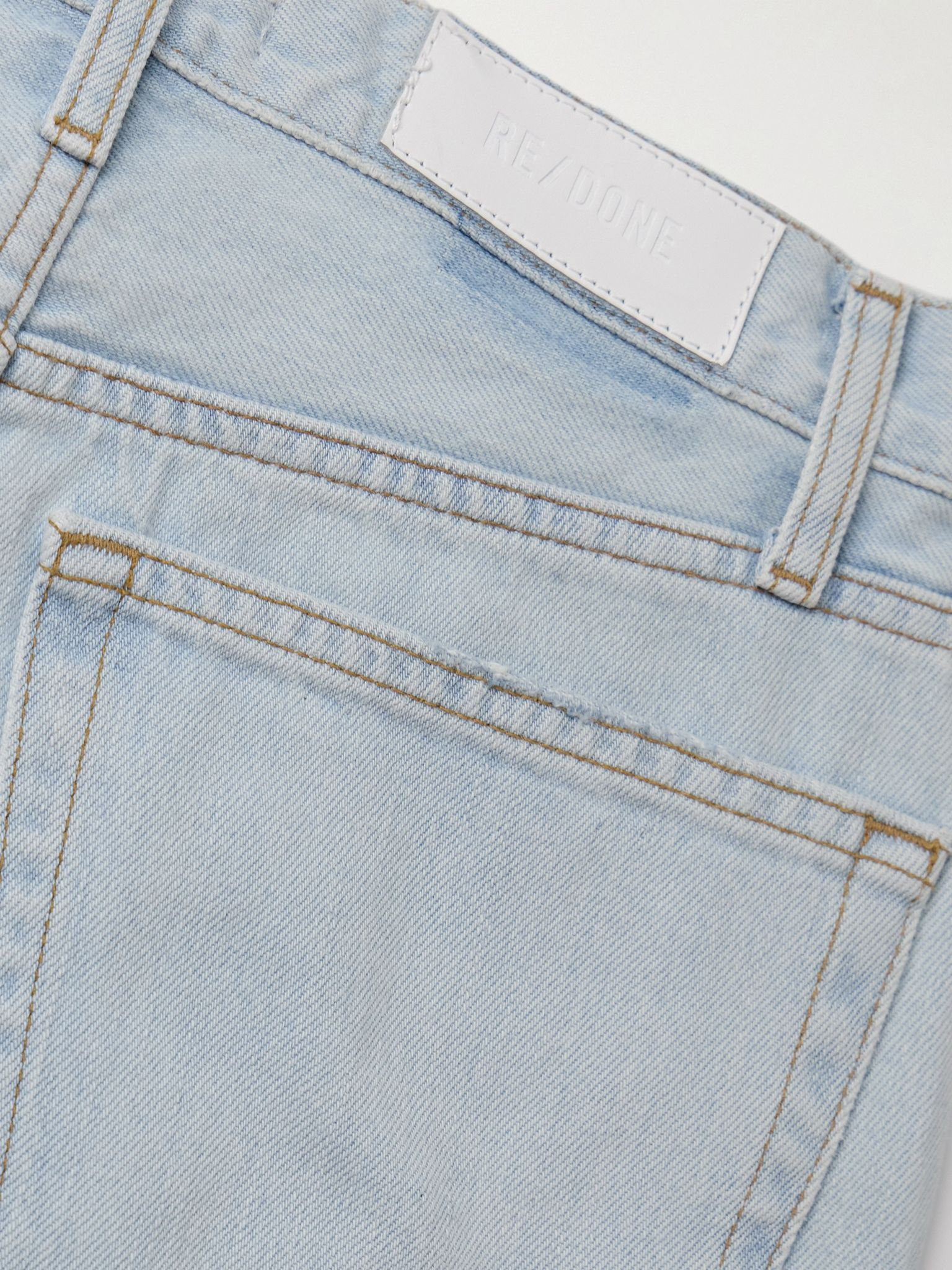 90s Loose high-rise straight-leg jeans Light denim - 6