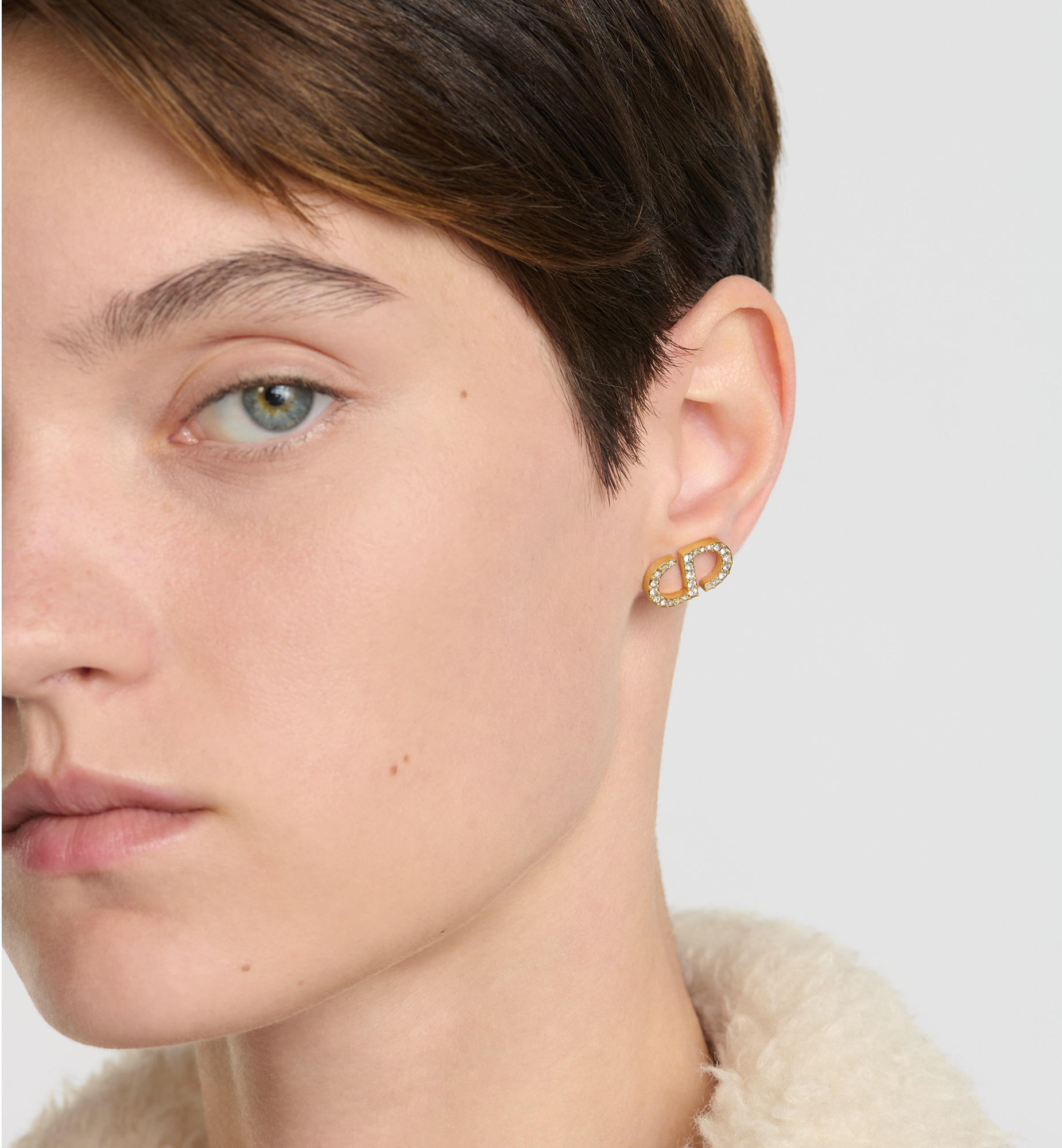 Petit CD Stud Earrings - 3