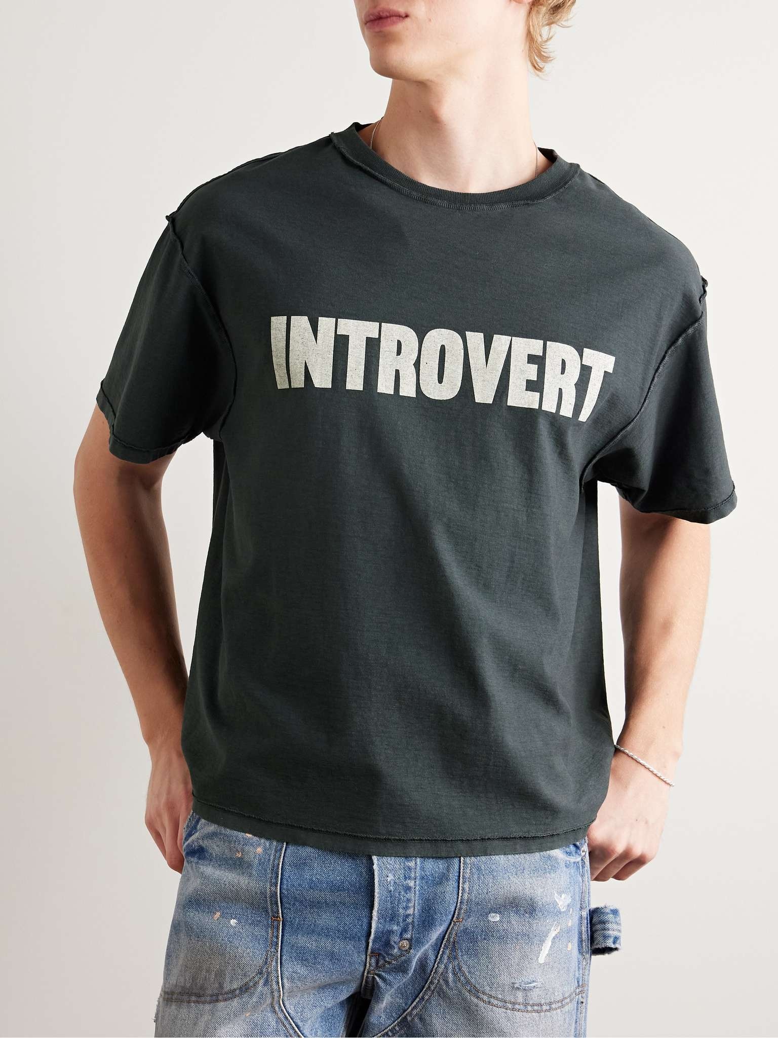 Intro/Extro Reversible Printed Cotton-Jersey T-Shirt - 6