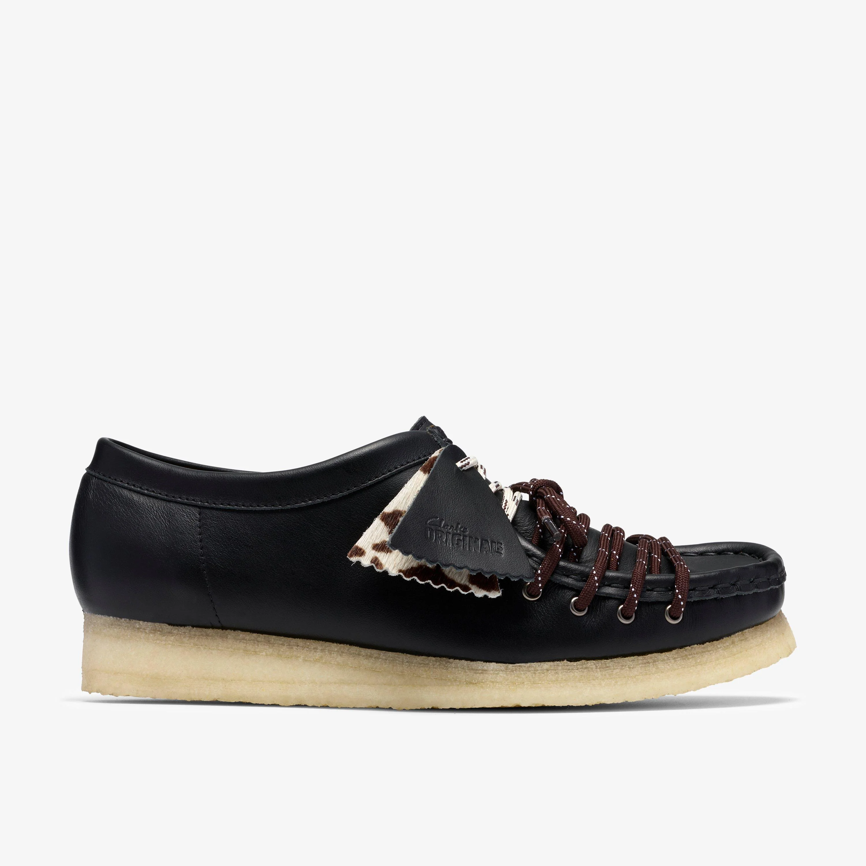 Wallabee Lace Black Combination Leather - 1