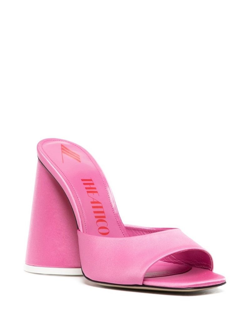 Luz 105mm satin mules - 2