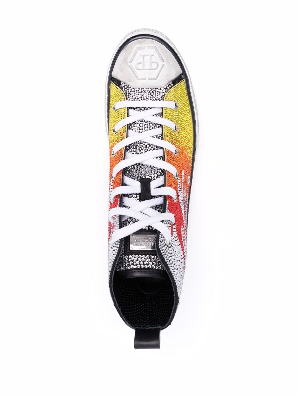 Flames Megastar high-top sneakers - 4