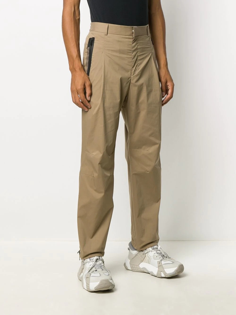 drawstring hems trousers - 3