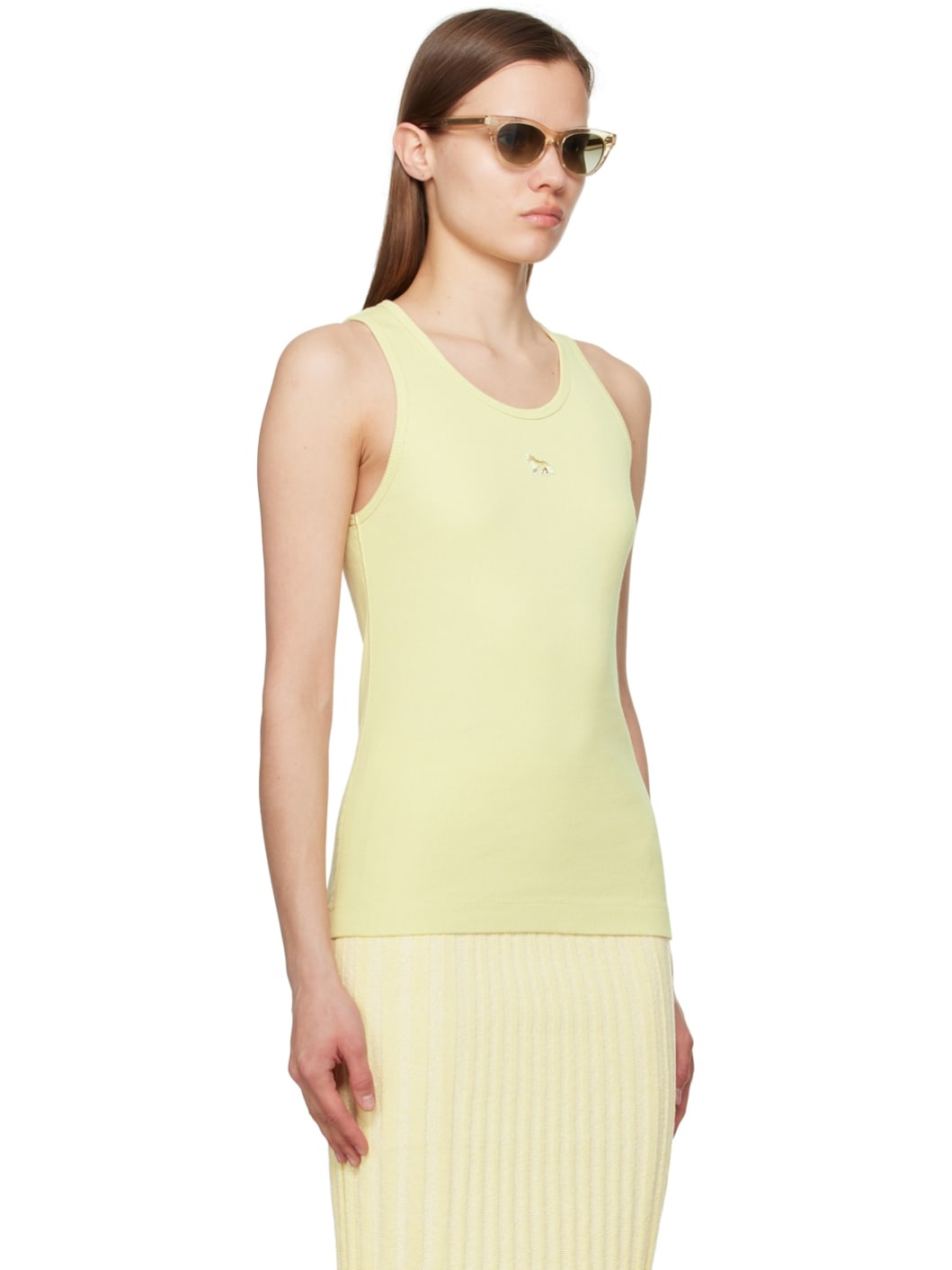 Yellow Baby Fox Tank Top - 2