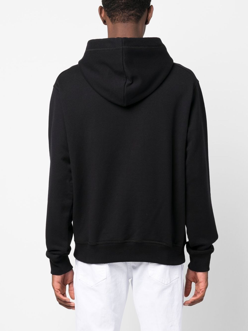 graphic-print cotton hoodie - 4
