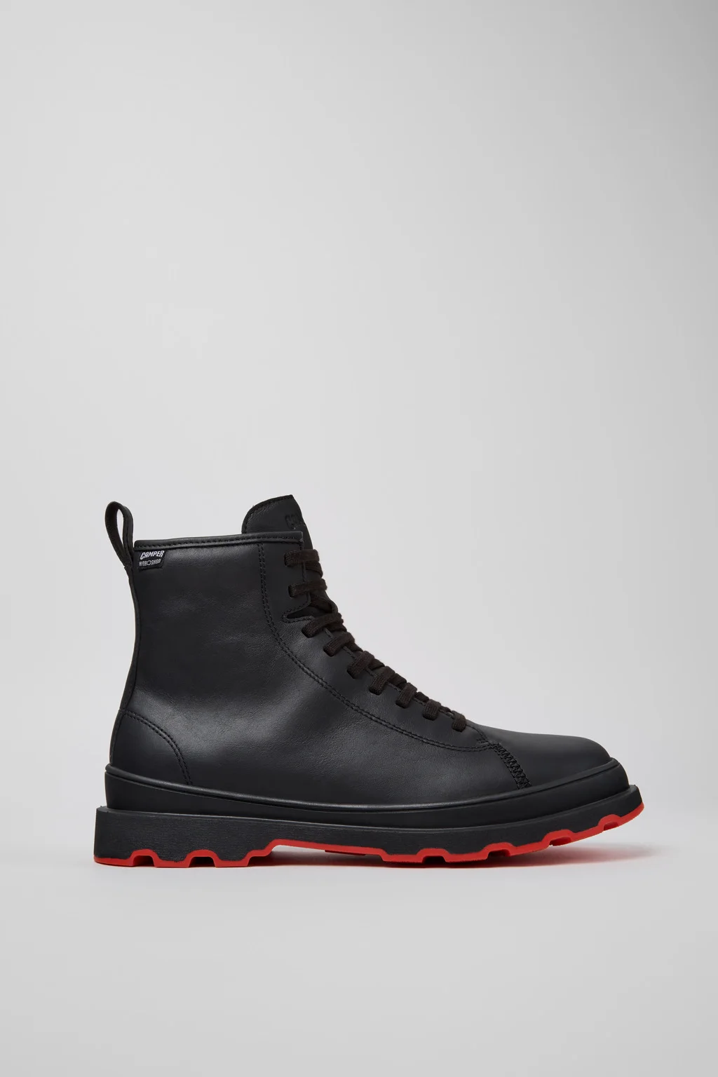 Brutus+ HYDROSHIELD Black Leather Mid Boots for Men. - 1