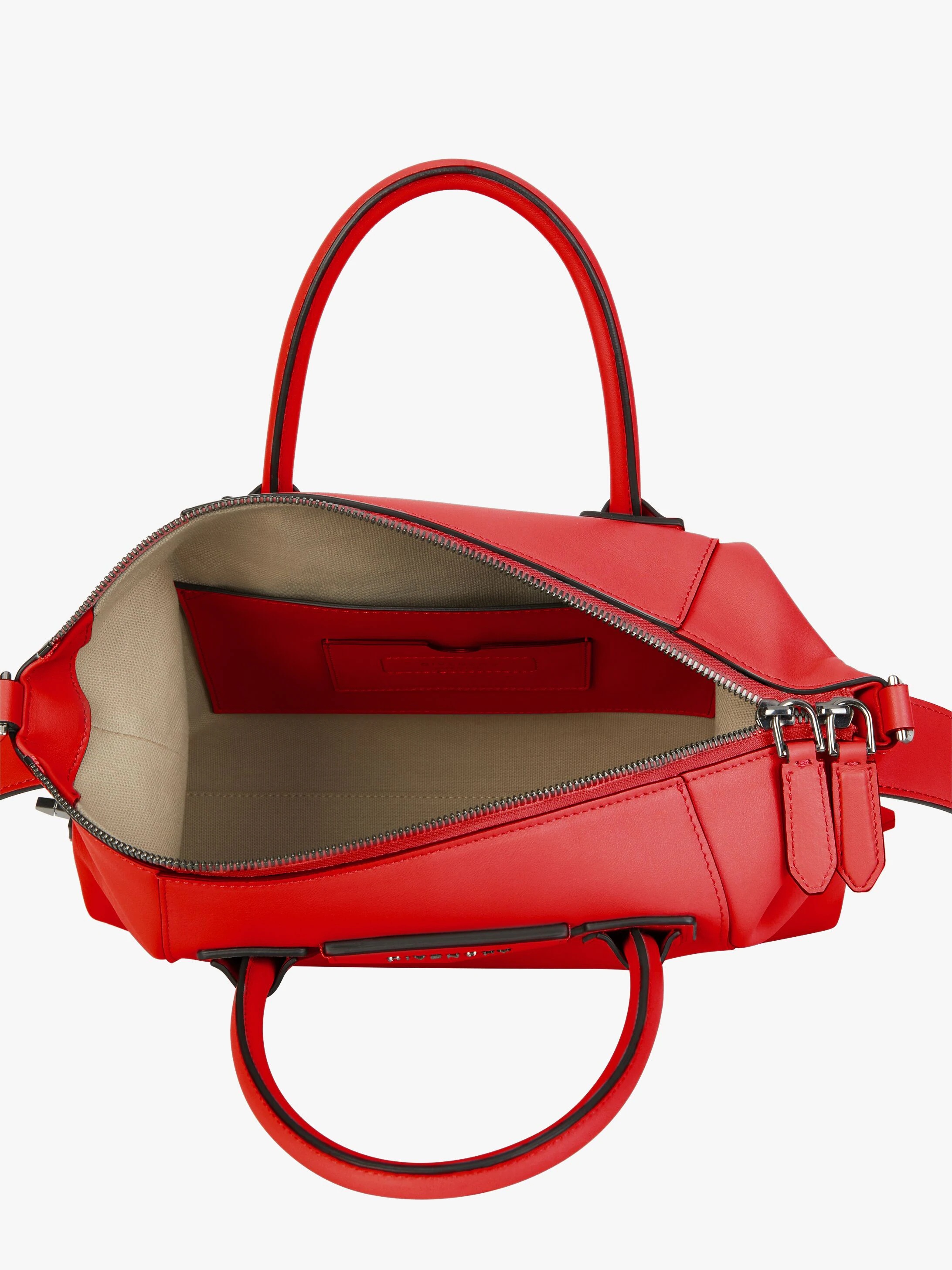 SMALL ANTIGONA SOFT BAG IN SMOOTH LEATHER - 5