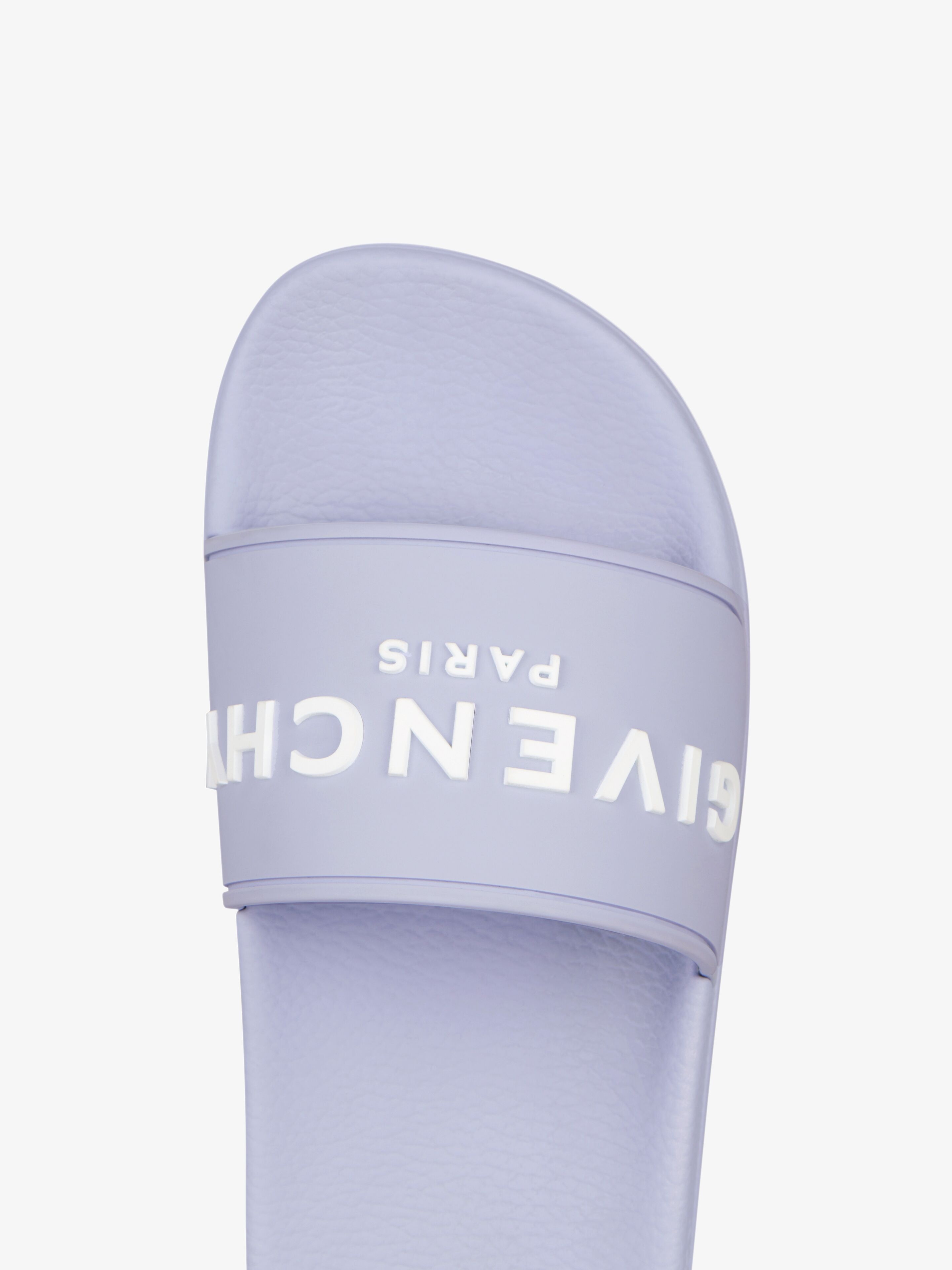 SLIDE FLAT SANDALS IN RUBBER - 6