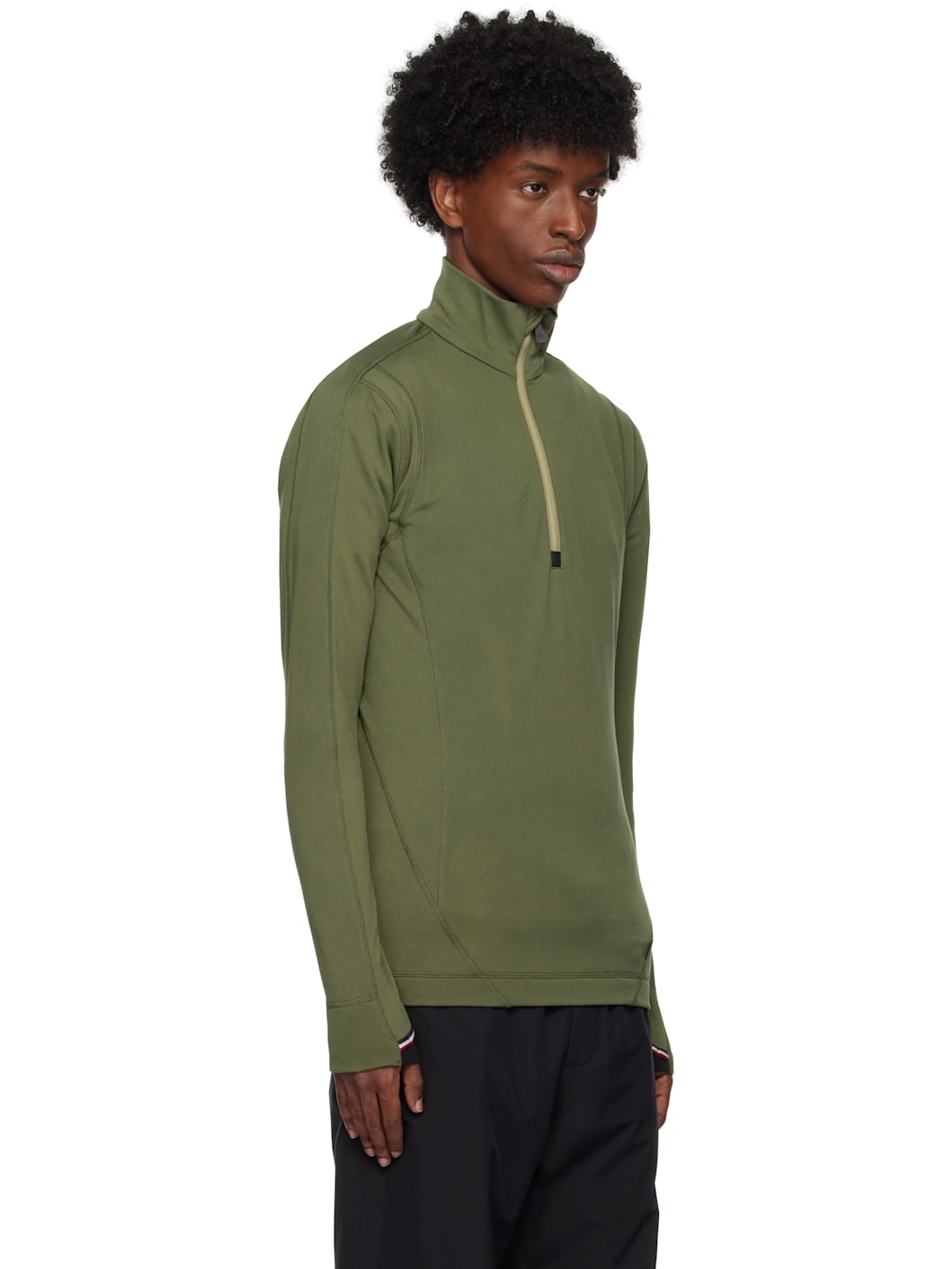 Khaki Maglia Lupetto Sweater - 2