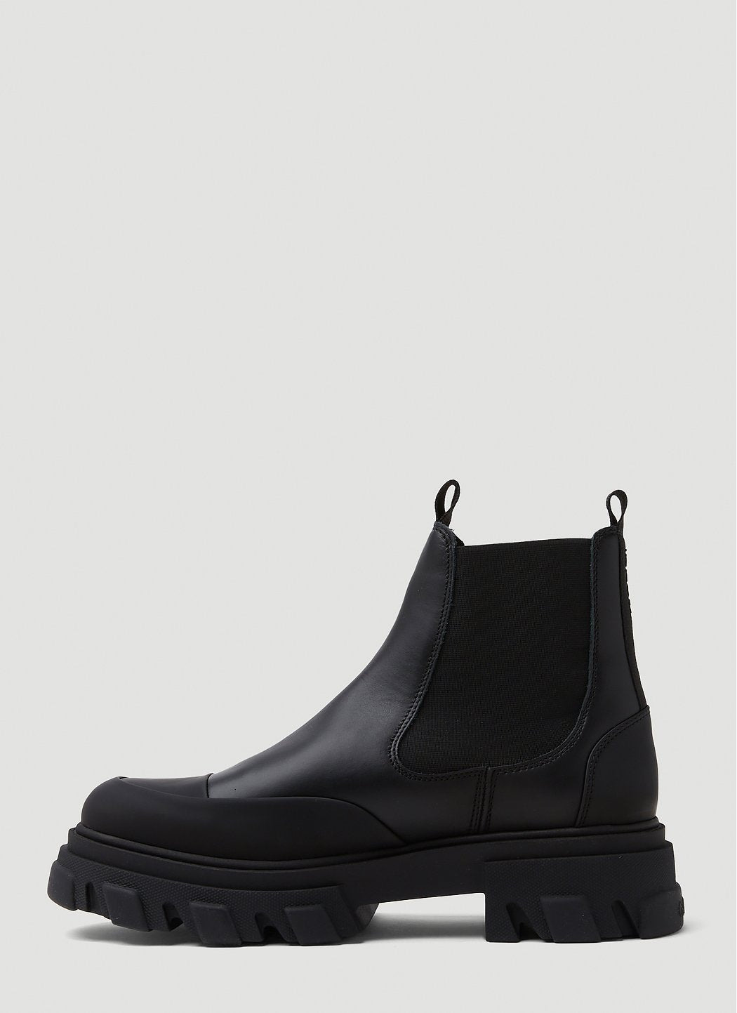 GANNI - Ganni Men Leather Chelsea Ankle Boots - 3