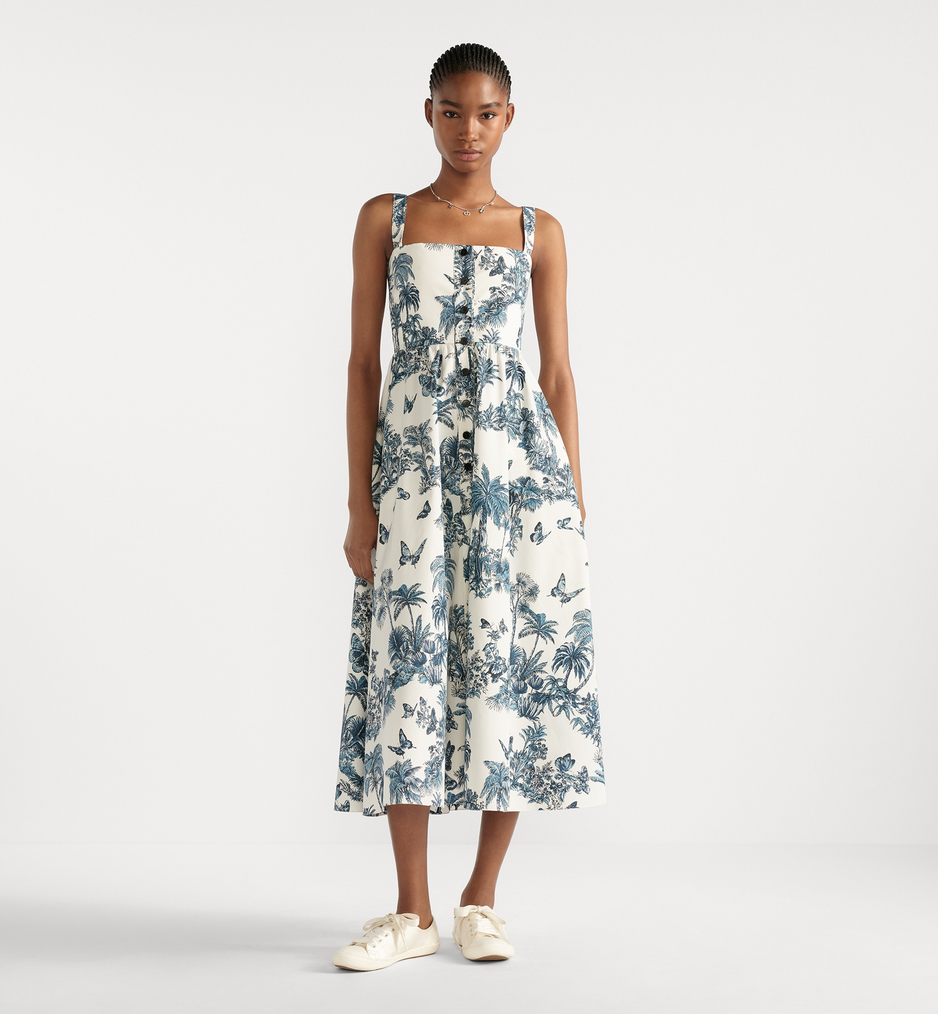 Dioriviera Mid-Length Flared Dress - 2
