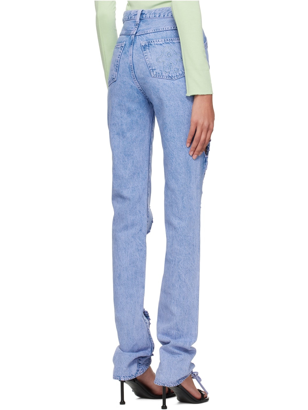 SSENSE Exclusive Purple Jeans by AVAVAV on Sale