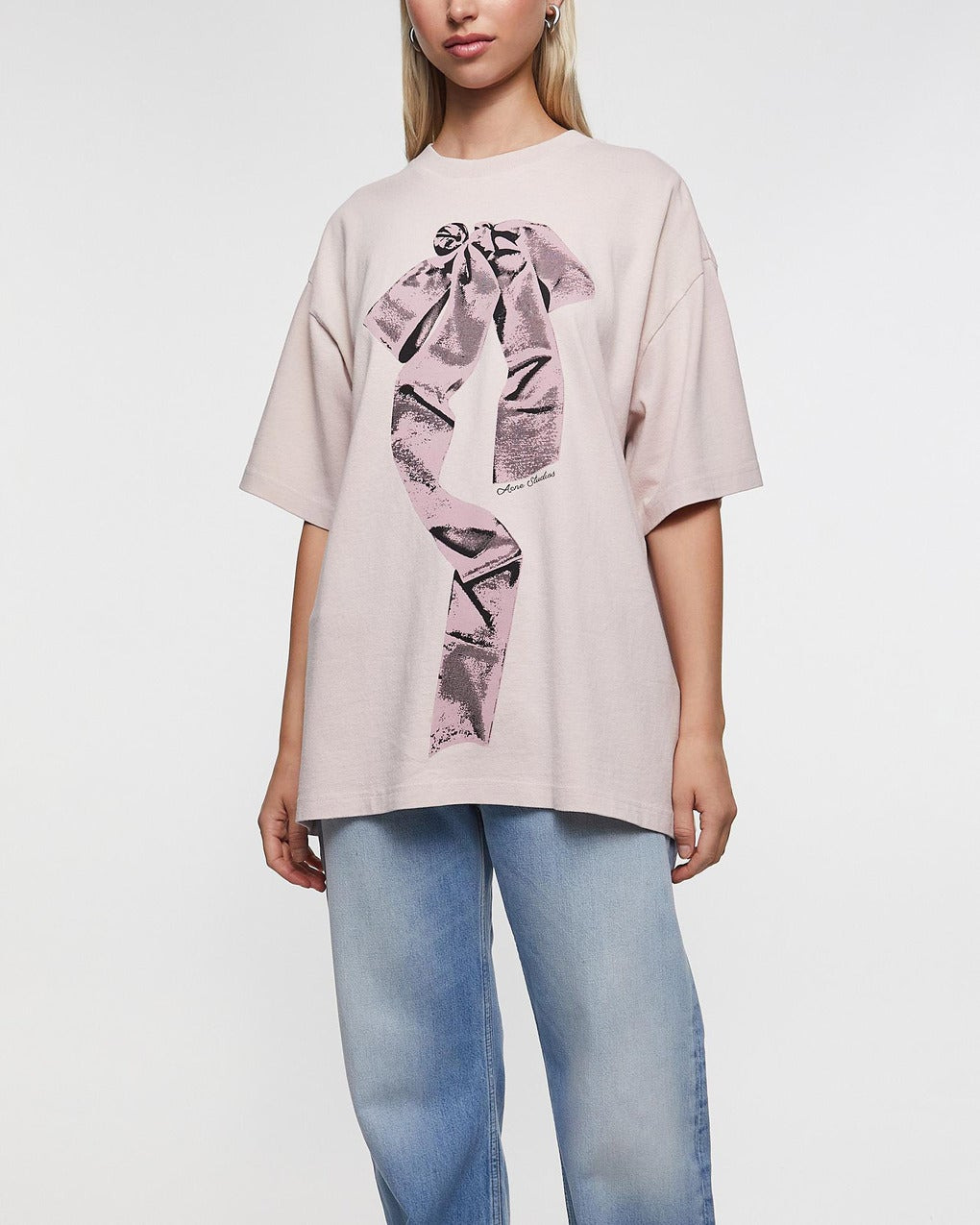 T-Shirt Bow Relaxed Pink - 2