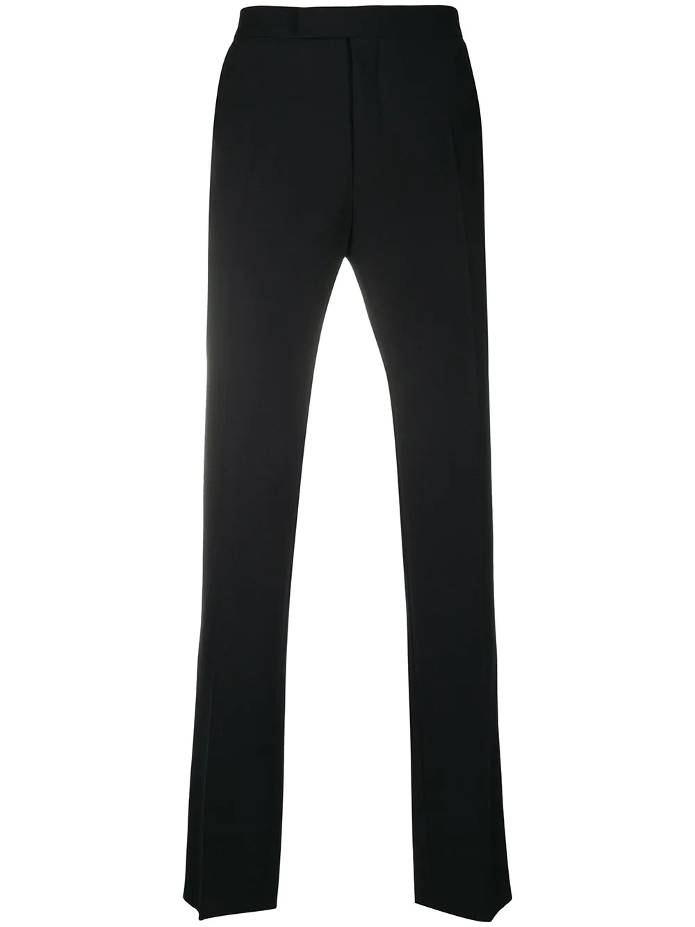 straight-leg slim-fit trousers - 1