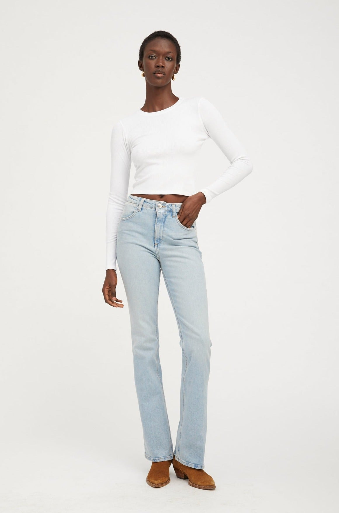 FRANÇOISE MICRO FLARE DENIM - 7