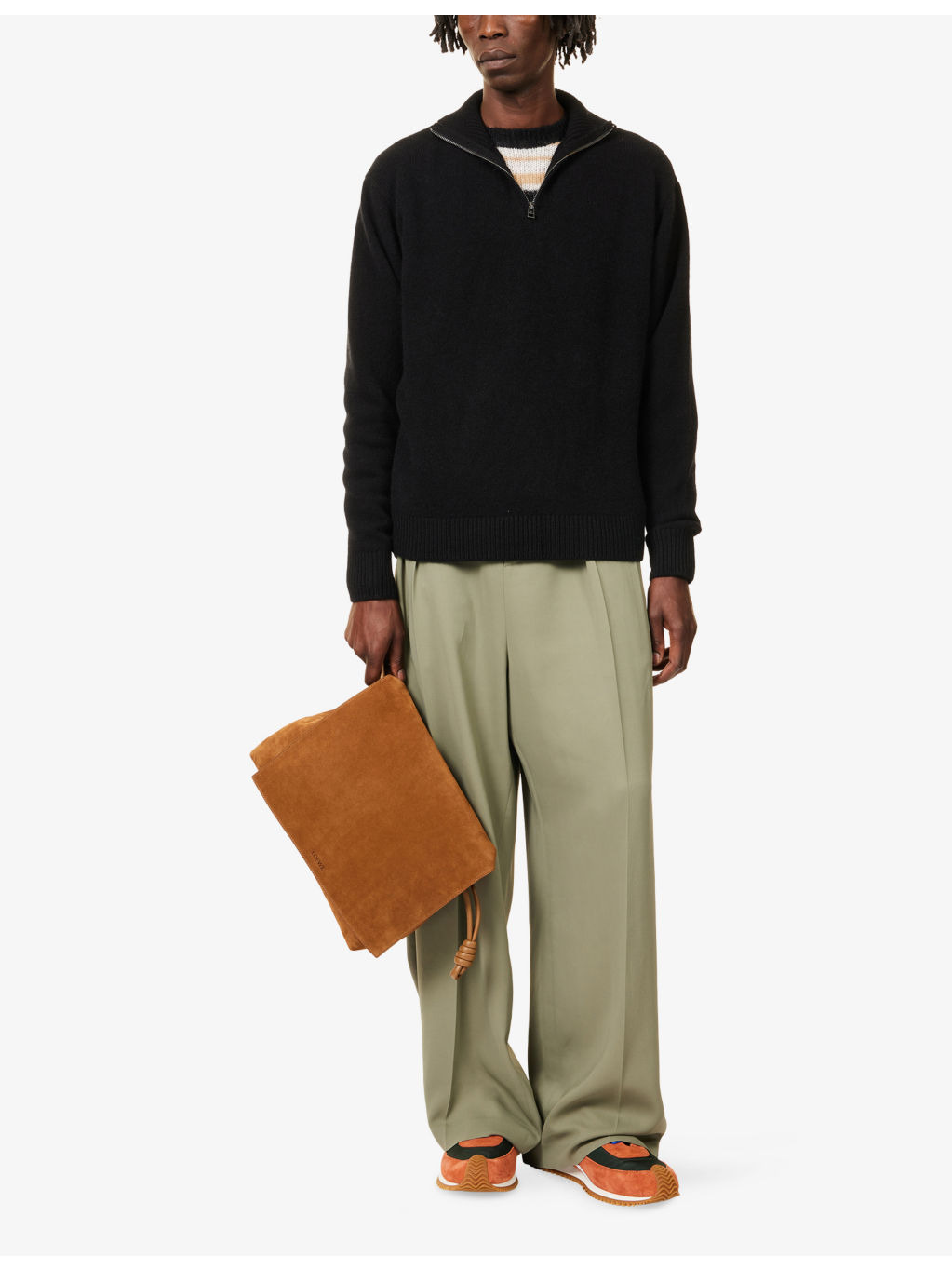 Relaxed-Fit High-Neck Cashmere Jumper - 2