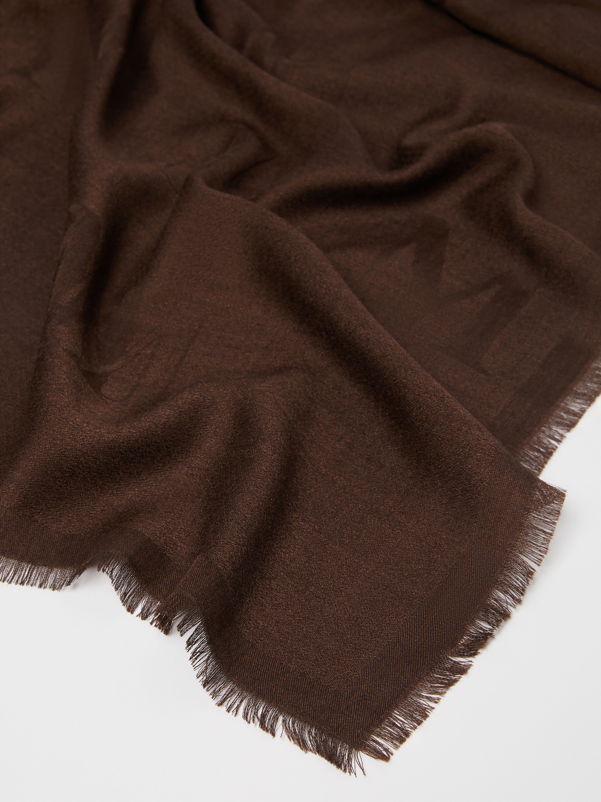 CURVONE Jacquard-knit wool and silk stole - 3