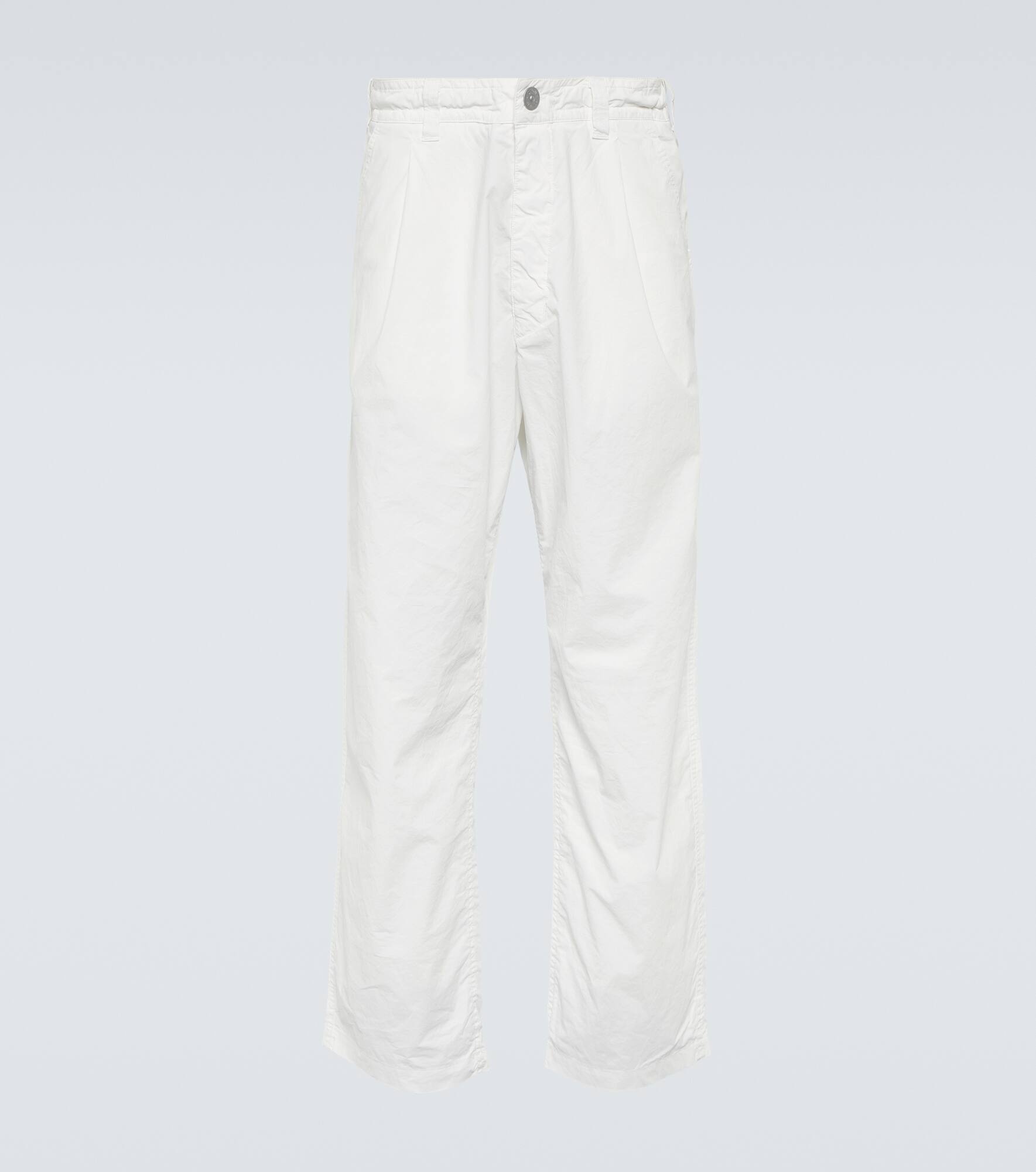 Marina cotton straight pants - 1