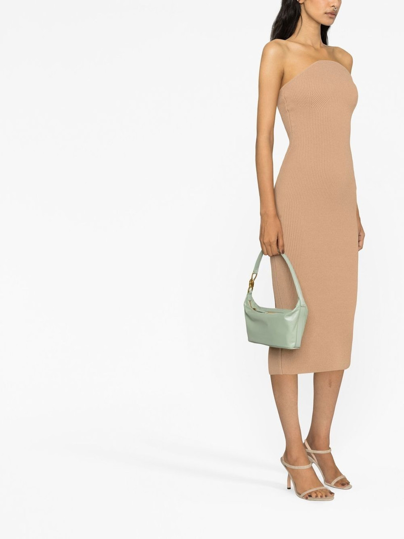 KHAITE ribbed bodycon midi dress outlook