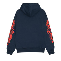 Stüssy Stussy Dragons Zip Hoodie 'Navy' | goat | REVERSIBLE