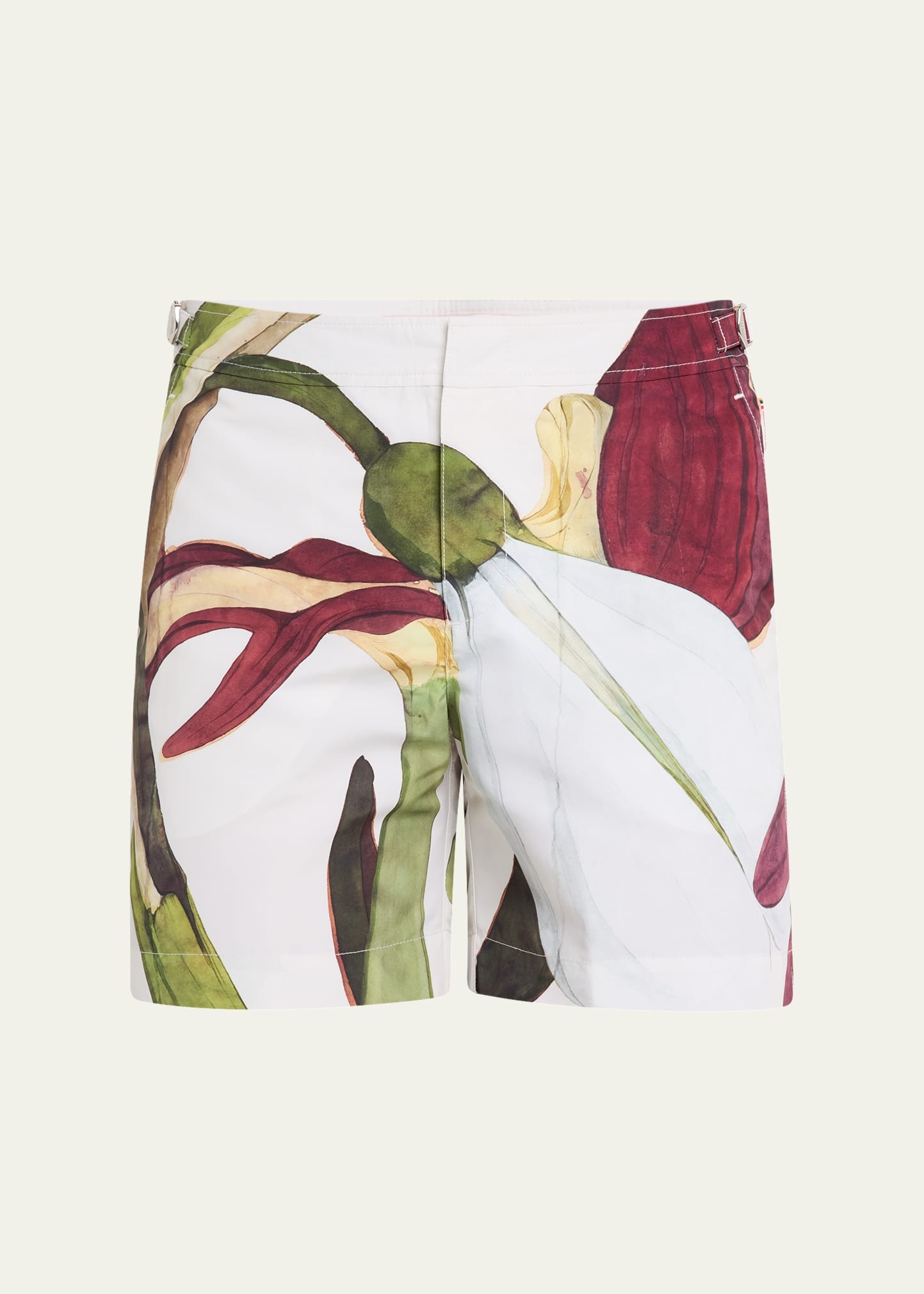 Men's Orchid Print Swim Shorts, 6" inseam - 1