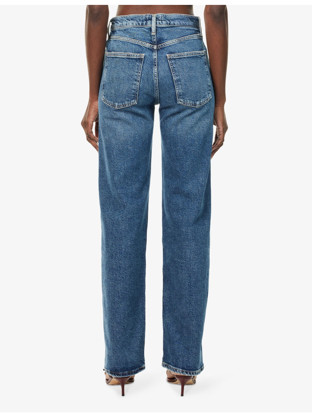 Harper Straight-Leg Stretch-Denim Jeans - 4