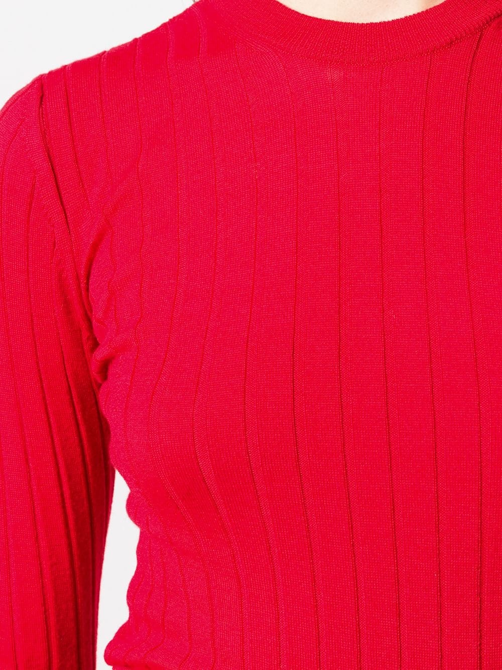 ribbed crewneck jumper - 5