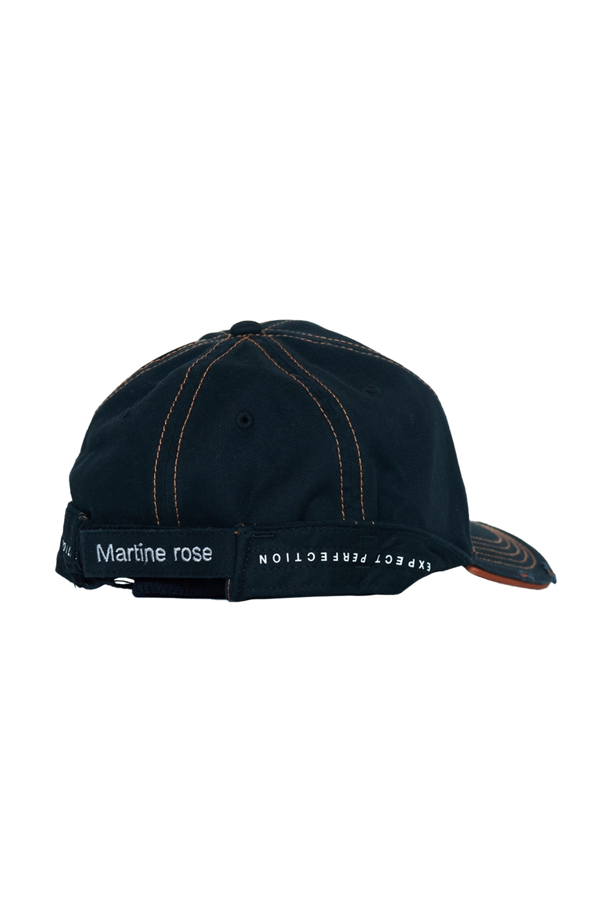 Martine Rose Local Hero Roll Back Cap Black - 3