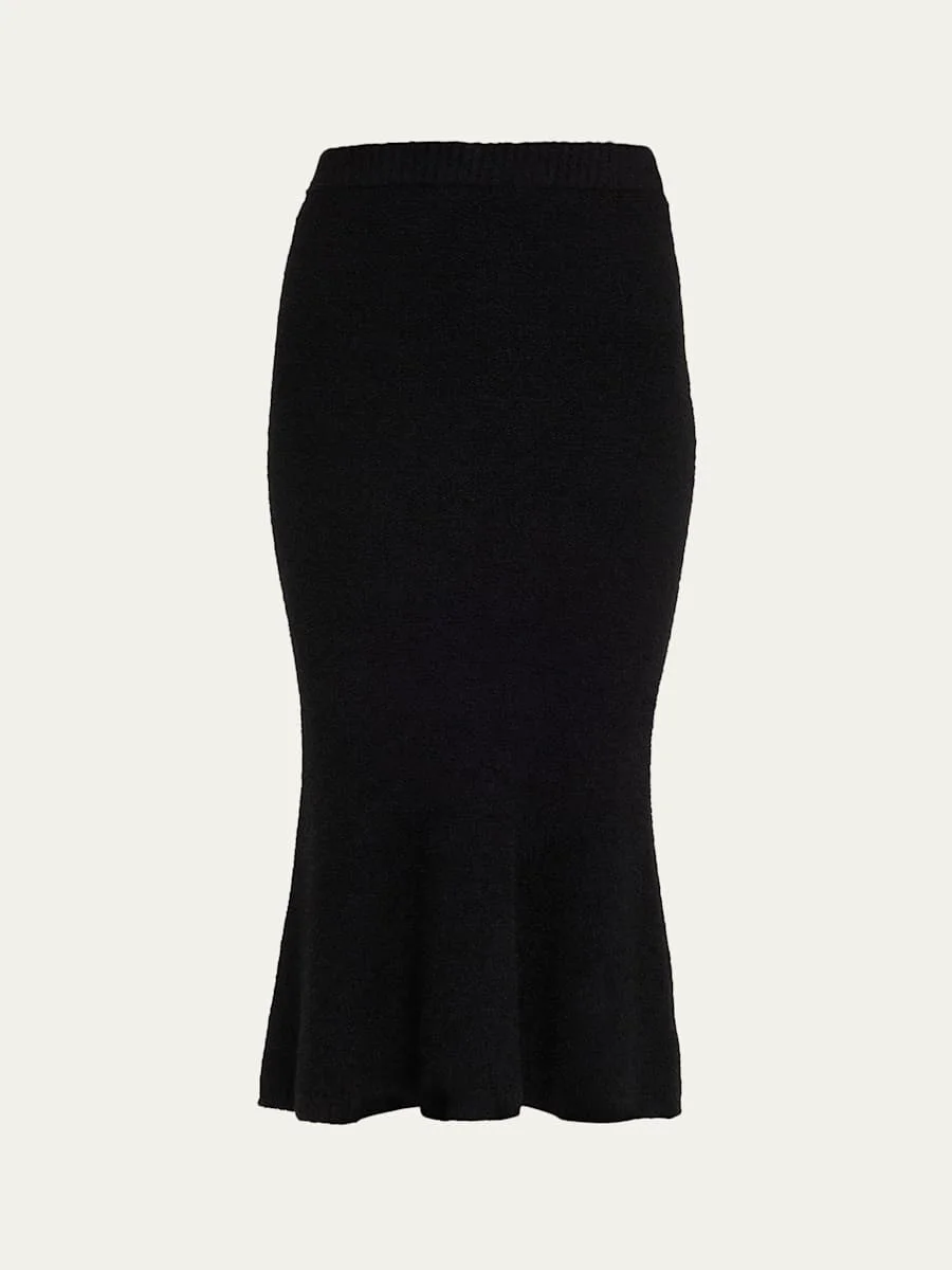 Salem Knit Flare Midi Skirt - 1