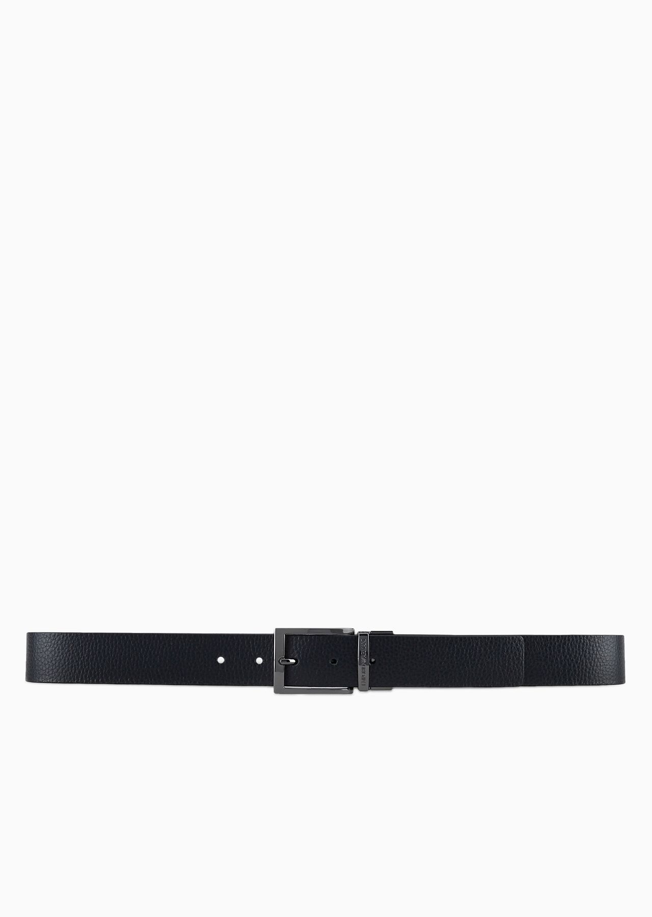 Palmellato-leather printed reversible belt - 5