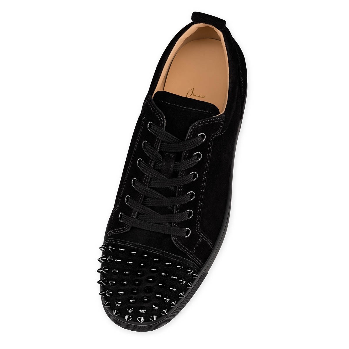 Christian louboutin junior spike black deals