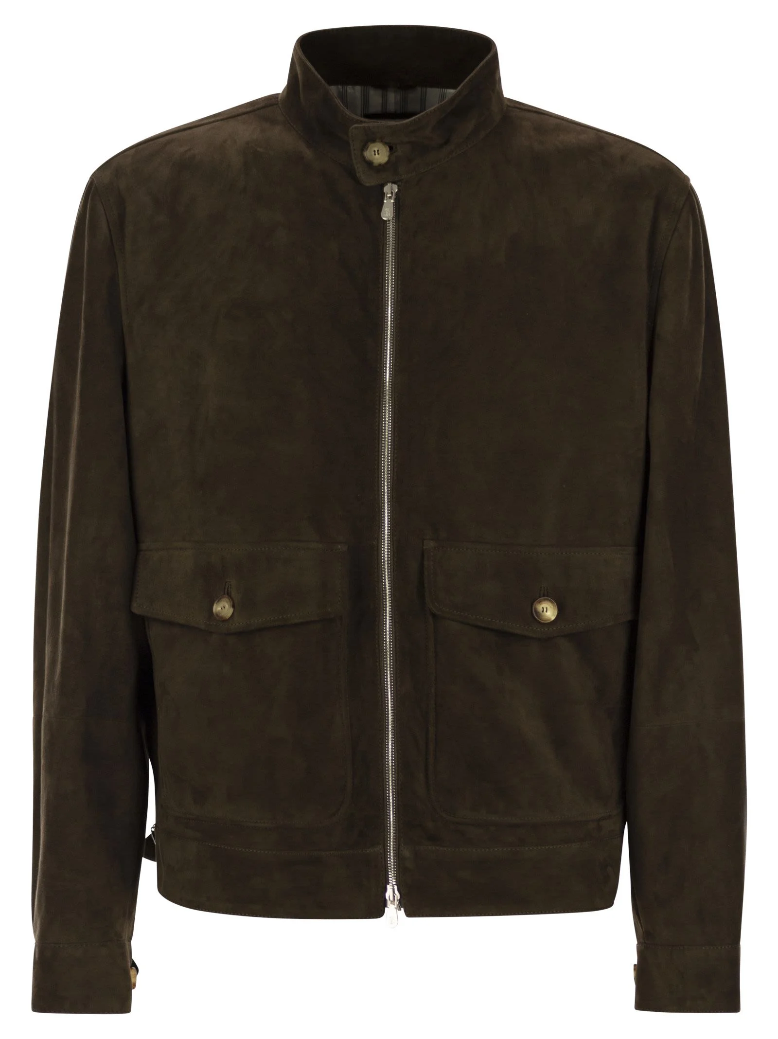 Brunello Cucinelli Men Suede Jacket - 1
