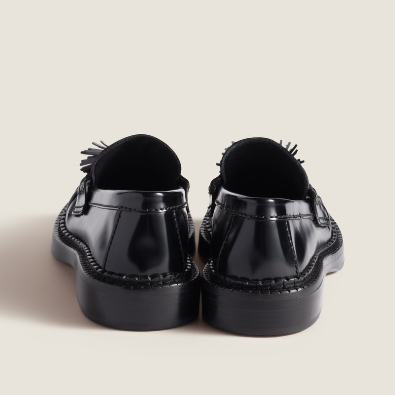 Miu Miu Tassel loafers in polished leather outlook