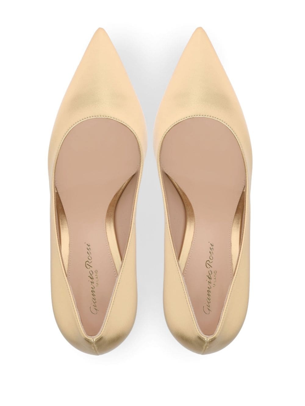 85mm leather pumps - 3