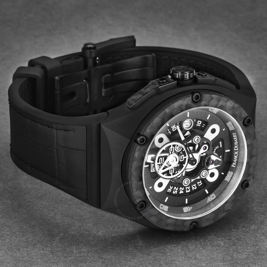 Franck Dubarry - Franck Dubarry Crazy Wheel Automatic Black Dial Men's Watch CW-04-05 - 2